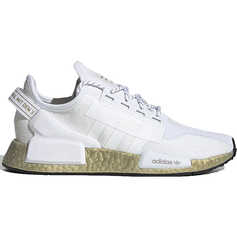 adidas NMD V2 Cloud White Gold Metallic (W) (FW5450)