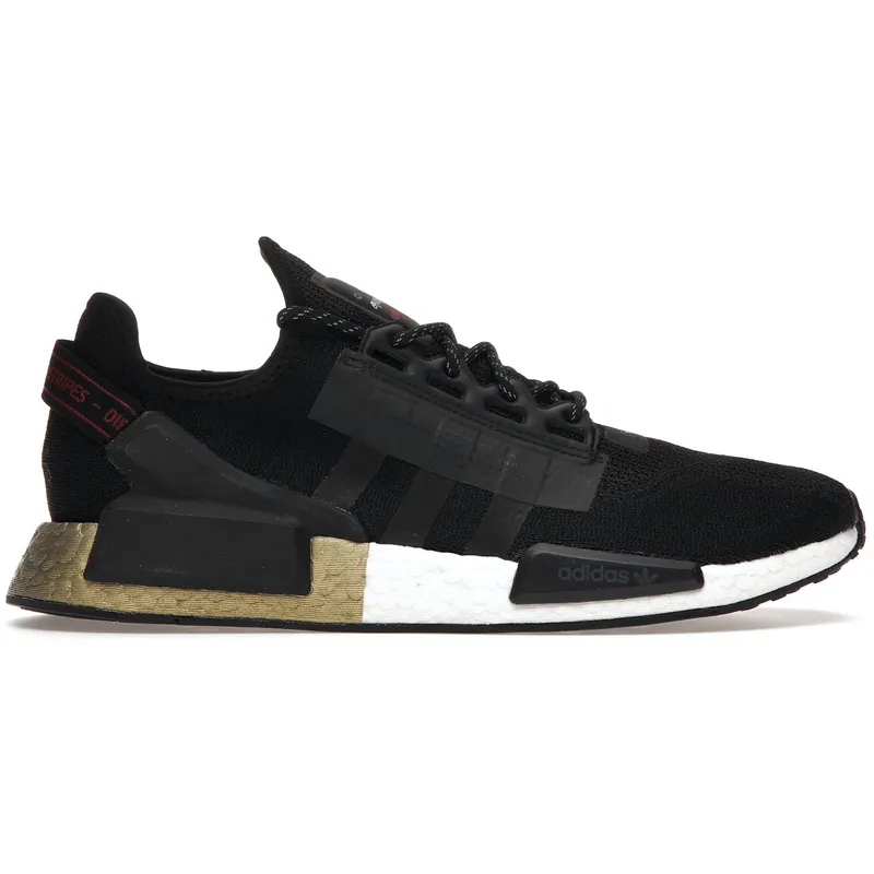 adidas NMD V2 Core Black Gold Metallic (FW5327)