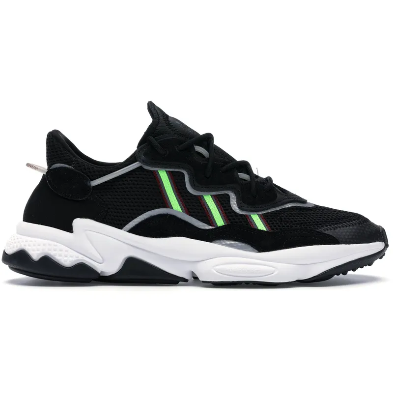 adidas Ozweego Core Black Solar Green (EE7002)