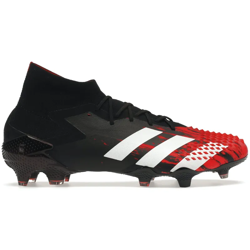 adidas Predator Mutator 20.1 FG Black White Red (EF1629)