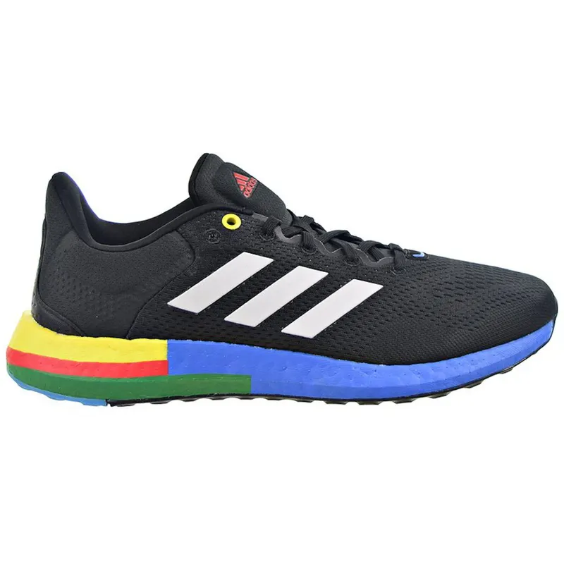 adidas Pureboost 21 Black Blue Green Yellow Red (GY5103)