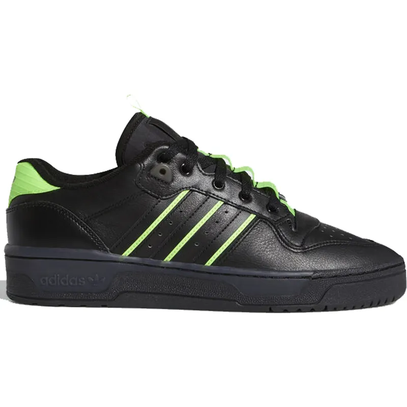 adidas Rivalry Low Core Black Solar Green (EE4962)