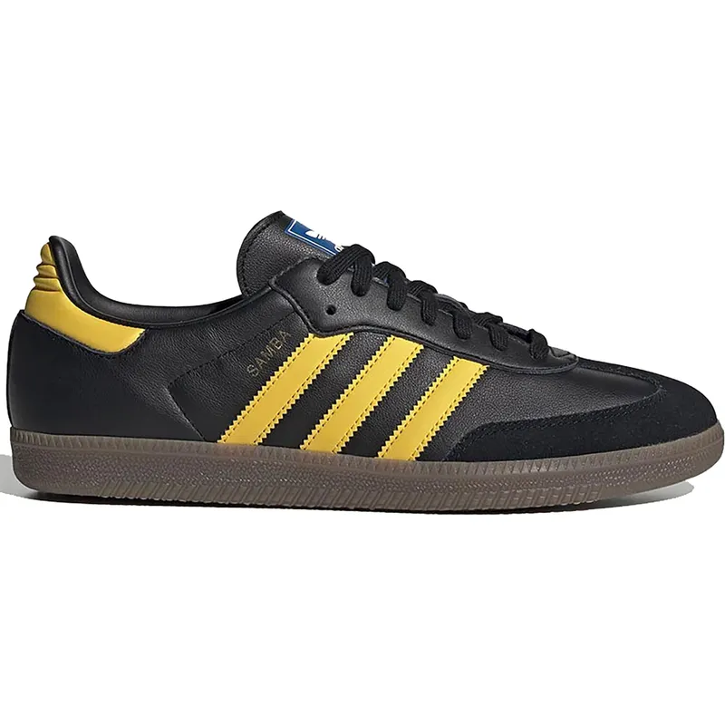 adidas Samba OG Core Black Equipment Yellow (EG9326)