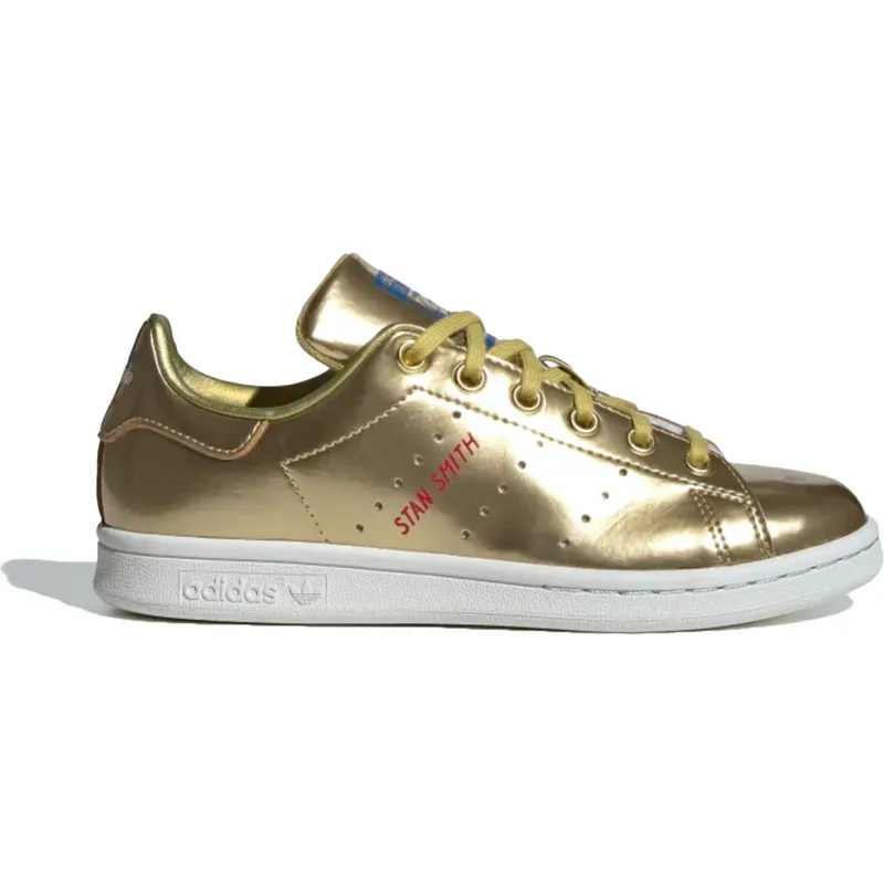 adidas Stan Smith Gold Metallic (GS) (FW8063)