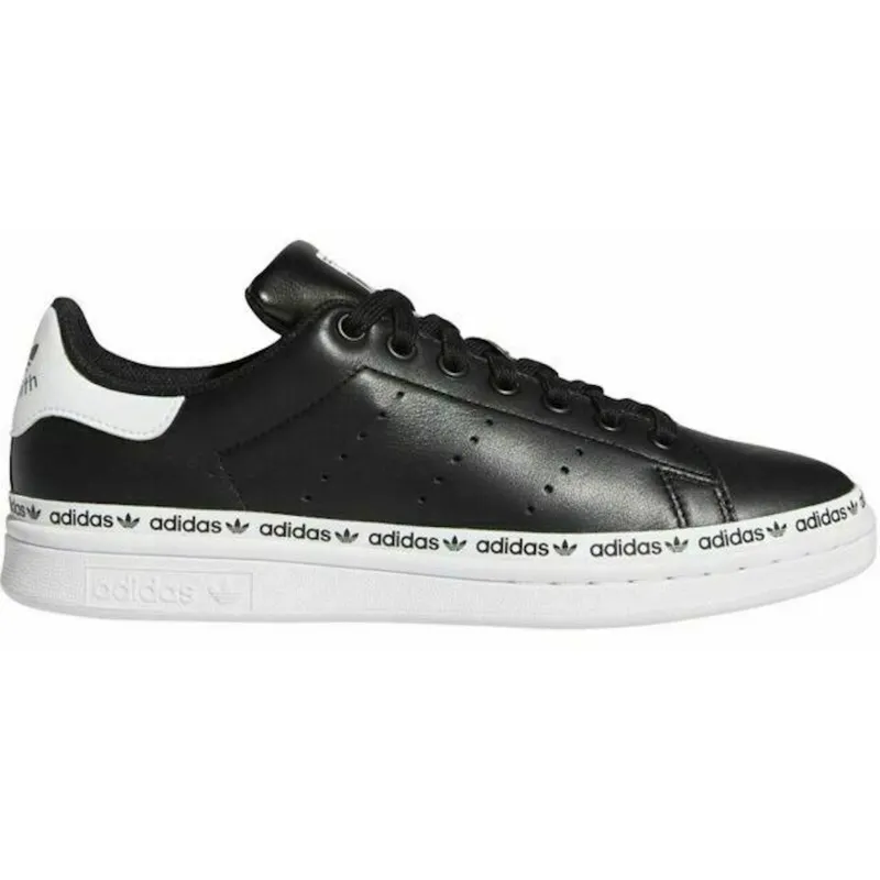 adidas Stan Smith Logo Taping Black White (W) (FV7305)