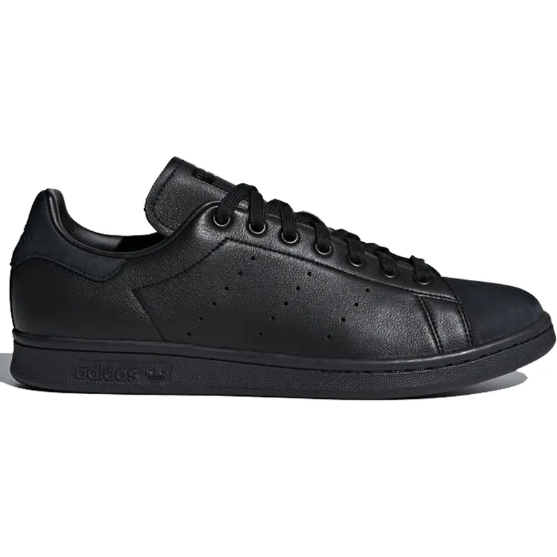 adidas Stan Smith Triple Core Black (Suede Toe) (B37922)