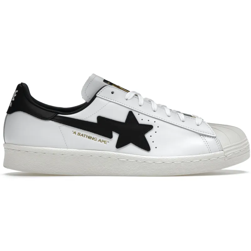 adidas Superstar 80s Bape White Black (GZ8980)