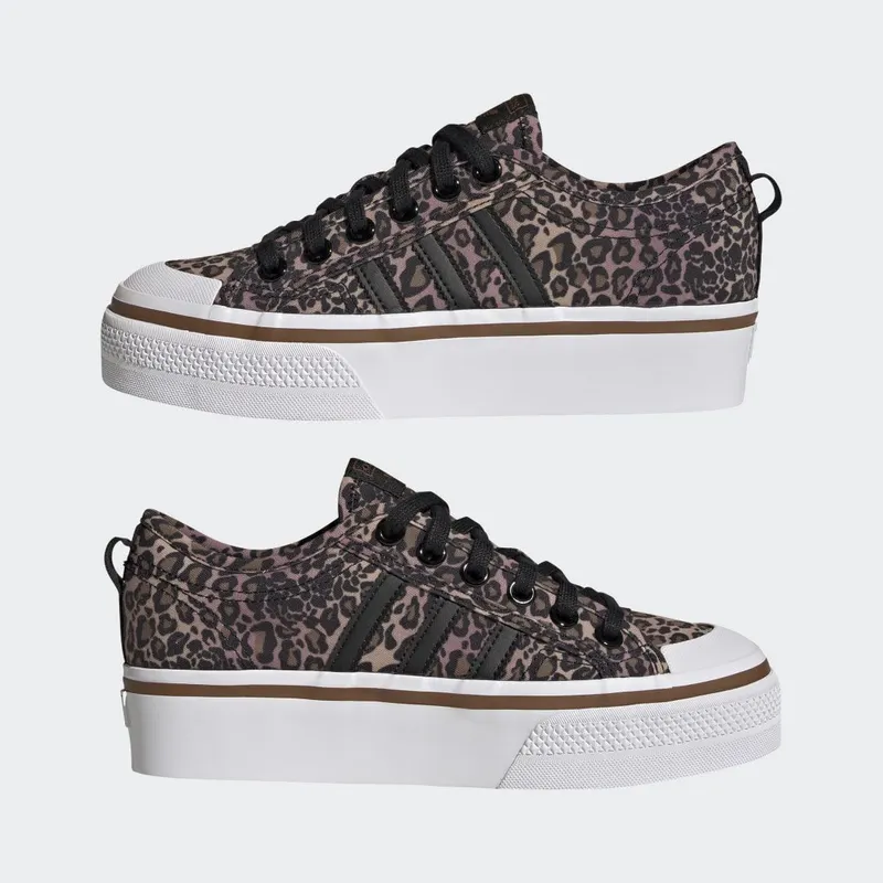 adidas Nizza Platform Core Black / Cloud White / Wild Brown (GY9526)