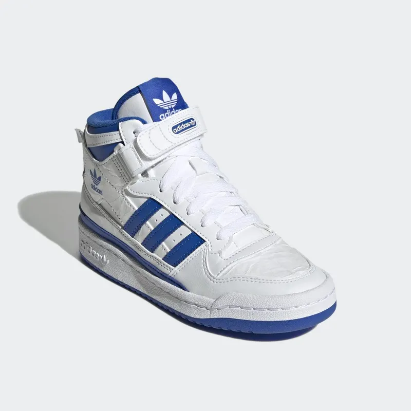 adidas Forum Mid Cloud White / Blue / Cloud White (GZ1768)