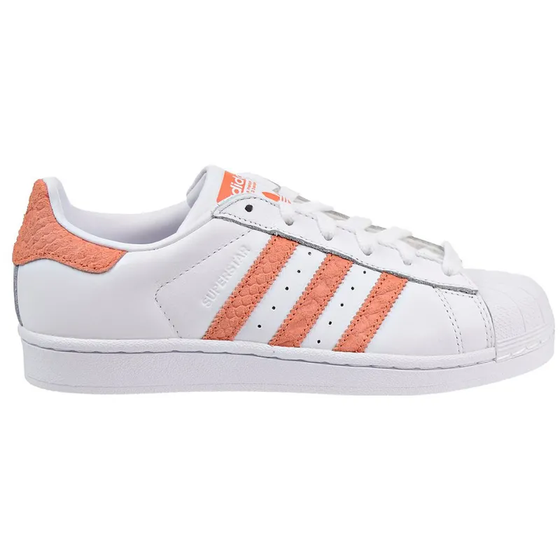 adidas Superstar Footwear White Chalk Coral (W) (CG5462)
