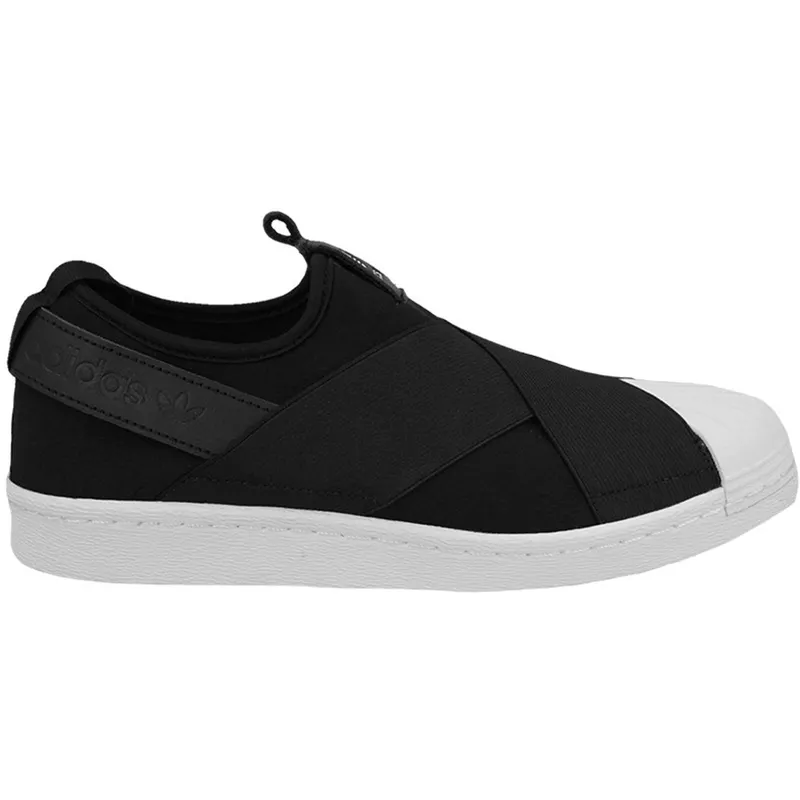 adidas Superstar Slip-On Core Black Cloud White (W) (S81337)