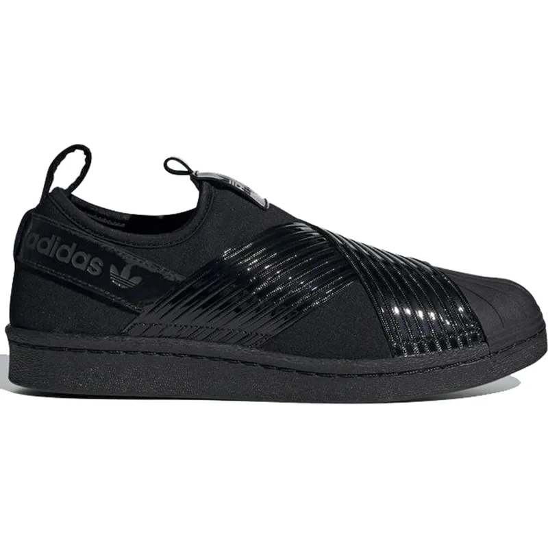 adidas Superstar Slip-On Triple Black (W) (BD8055)