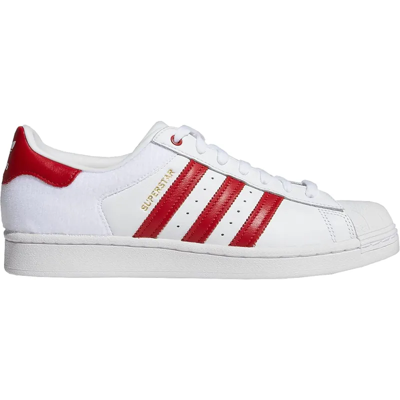 adidas Superstar Velcro White Red (FY3117)