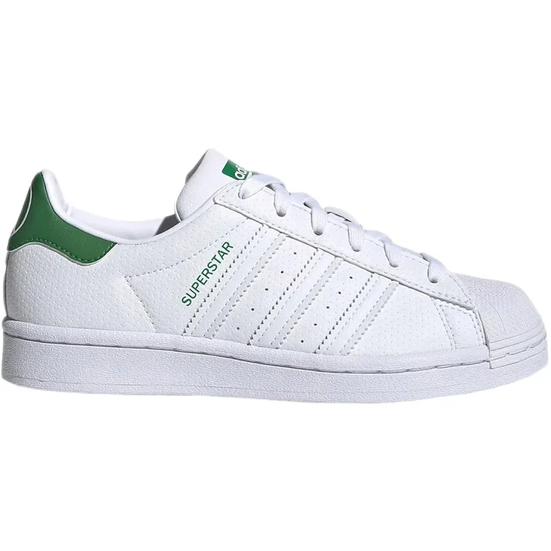 adidas Superstar White Green (GS) (FW0818)