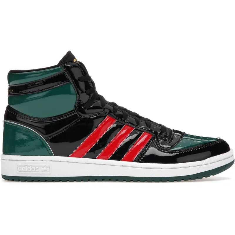 adidas Top Ten Black Green Red Patent (FX7874)