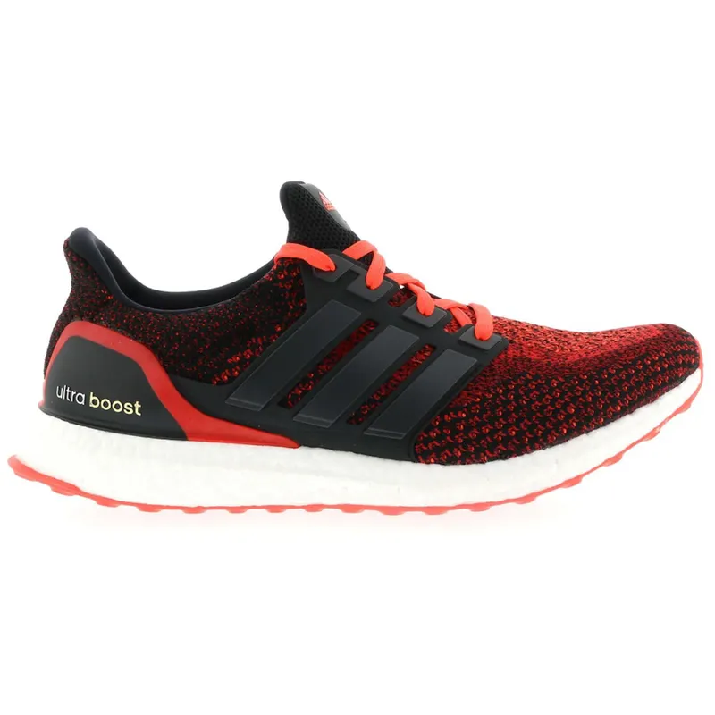 adidas Ultra Boost 2.0 Core Black Solar Red (AQ5930)