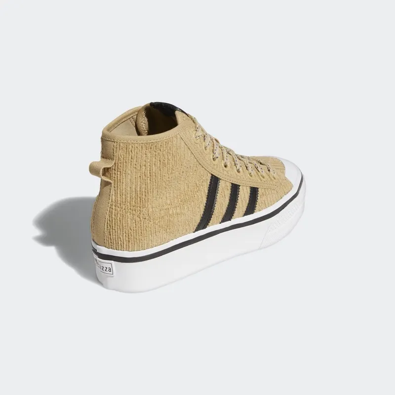 adidas Nizza Platform Mid Beige Tone / Core Black / Cloud White (H02705)