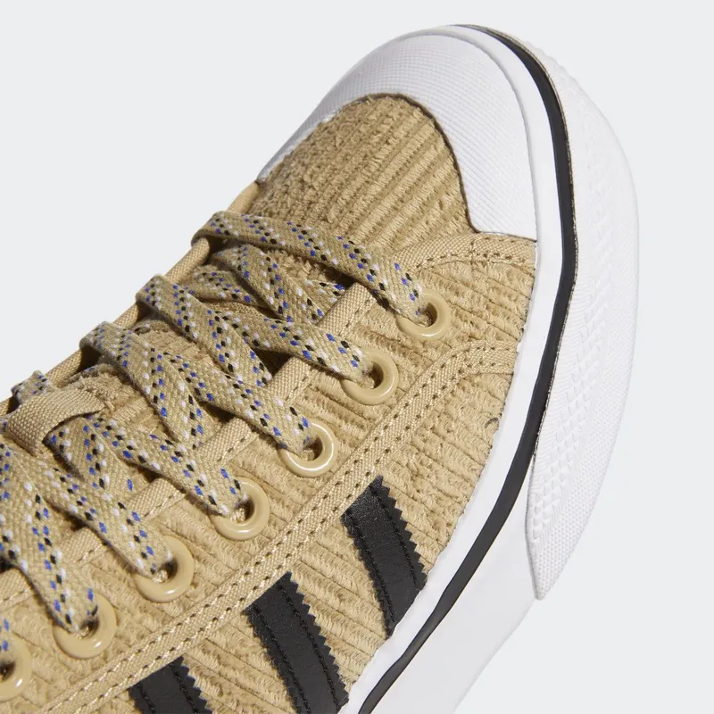 adidas Nizza Platform Mid Beige Tone / Core Black / Cloud White (H02705)
