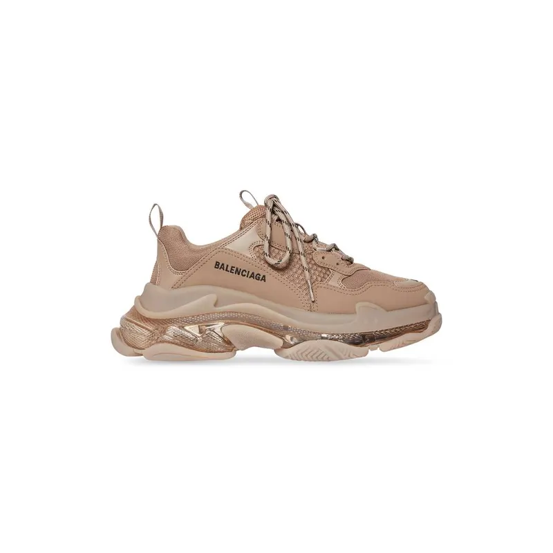 Balenciaga Triple S Clear Sole Trainers Brown (541624W2GA12510)