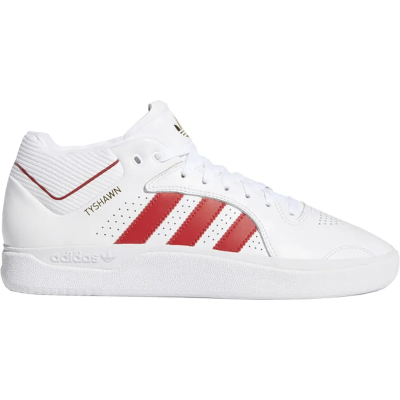 adidas Tyshawn Cloud White Scarlet (EE6081)
