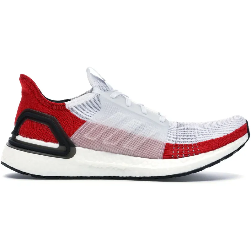 adidas Ultra Boost 19 White Scarlet (EF1341)