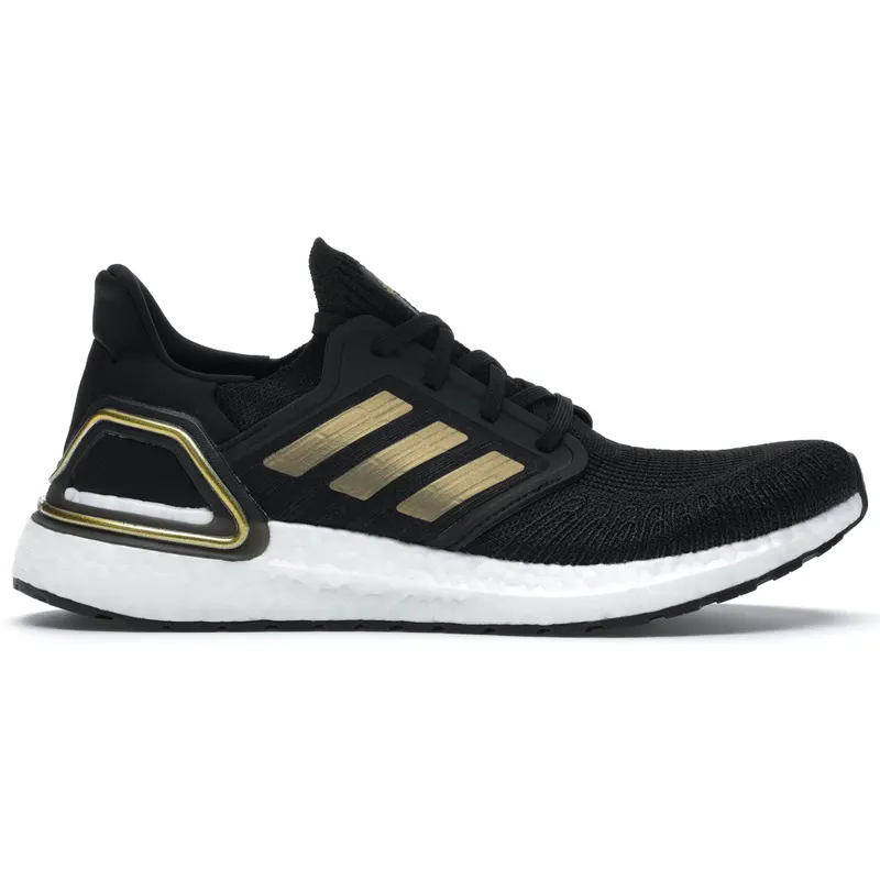 adidas Ultra Boost 20 Black Gold White (EE4393)