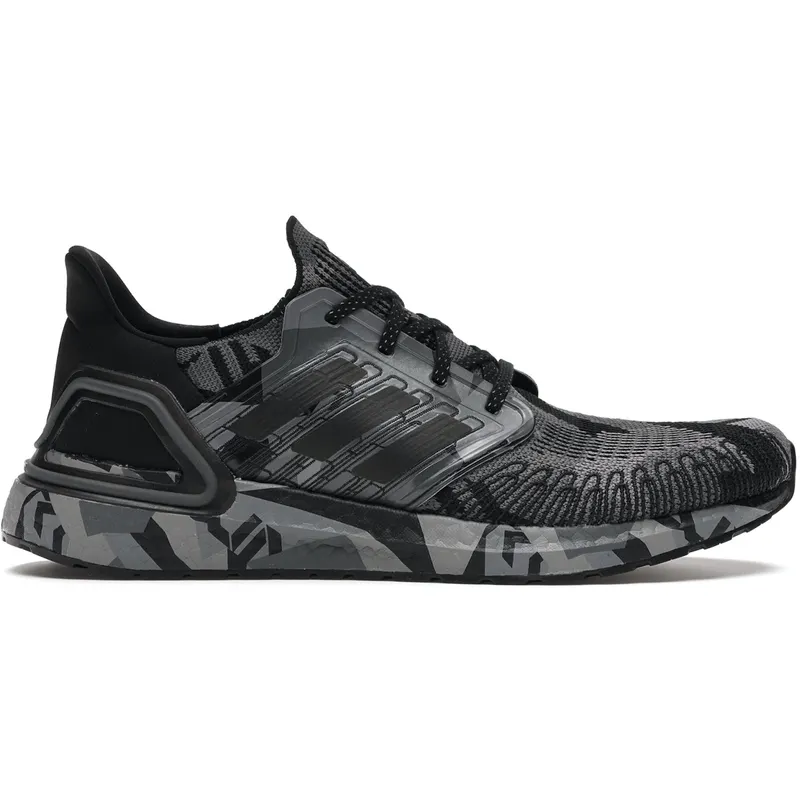 adidas Ultra Boost 20 Geometric Black Grey (FV8329)