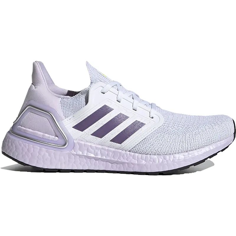 adidas Ultra Boost 20 White Tech Purple (W) (EG0762)