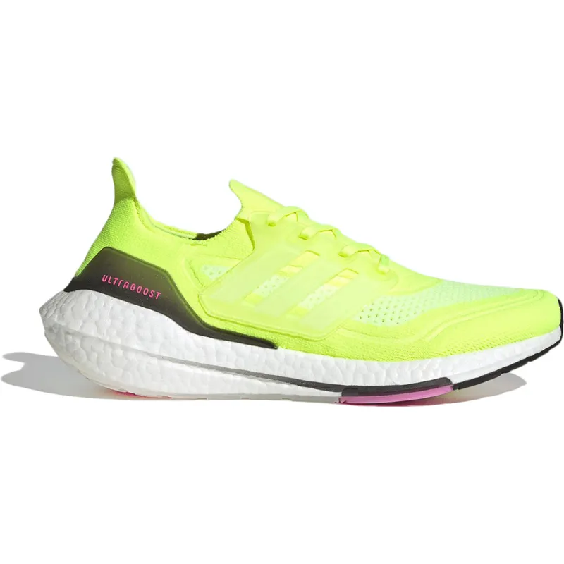 adidas Ultra Boost 21 Solar Yellow Pink (FY0373)