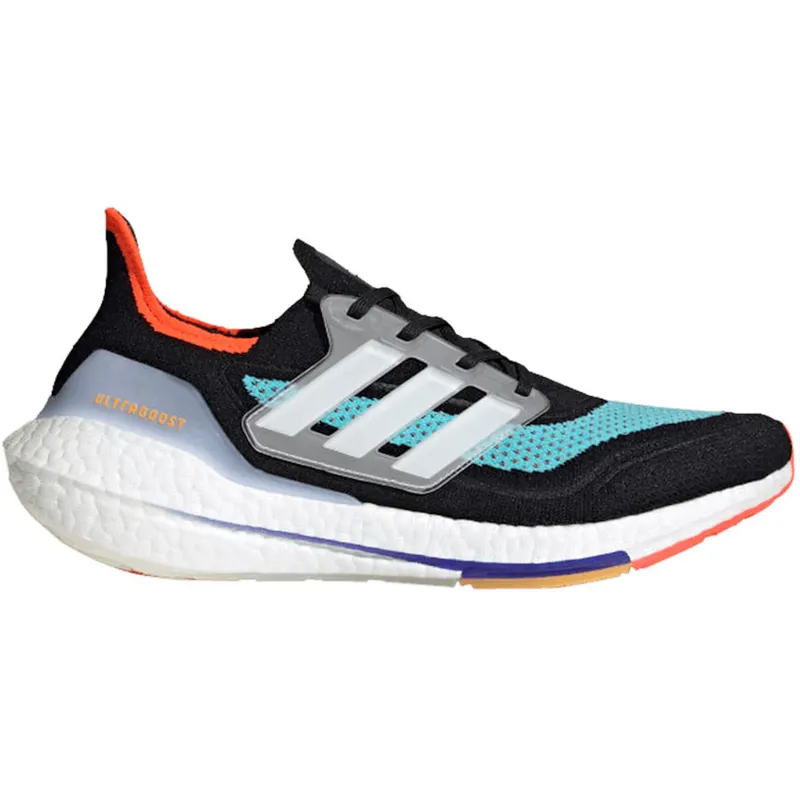 adidas Ultra Boost 21 Black Pulse Aqua (S23867)