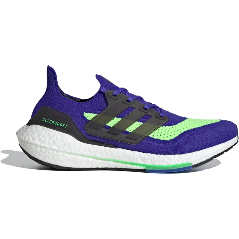 adidas Ultra Boost 21 Sonic Ink Screaming Green (S23873)