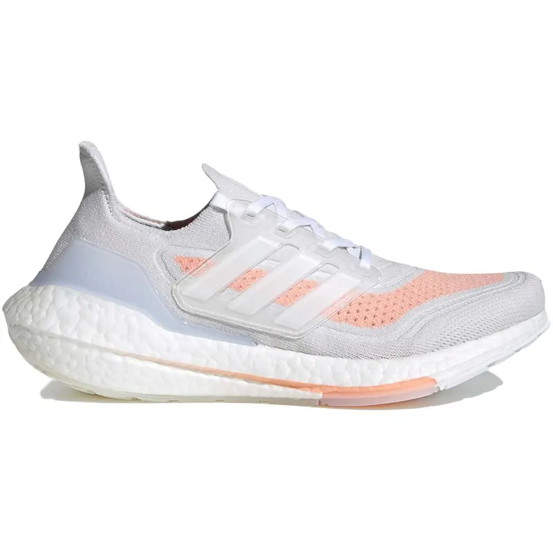 adidas Ultra Boost 21 White Glow Pink (W) (FY0396)