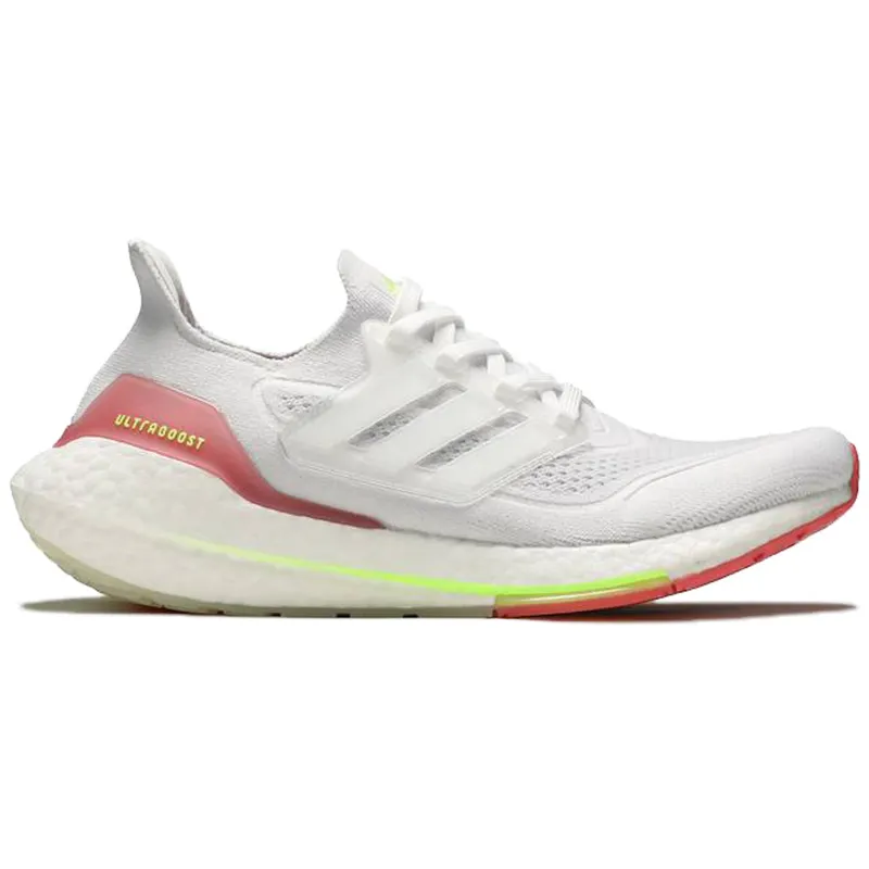 adidas Ultra Boost 21 White Hazy Rose (W) (FY0416)