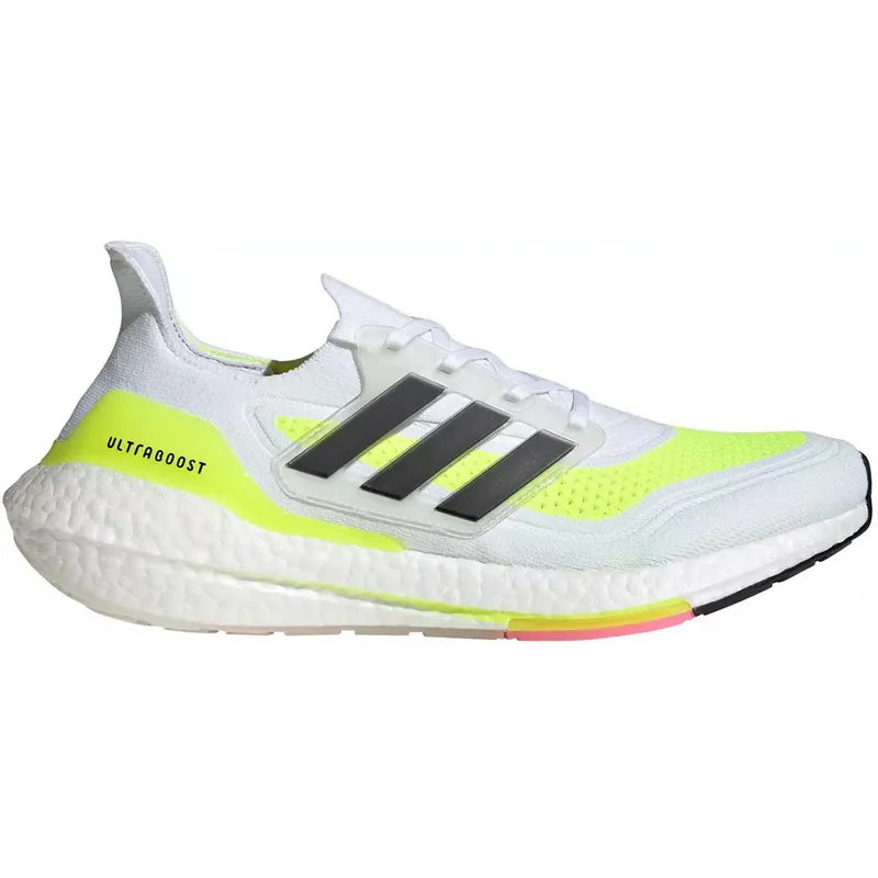 adidas Ultra Boost 21 White Solar Green (W) (FY0401)
