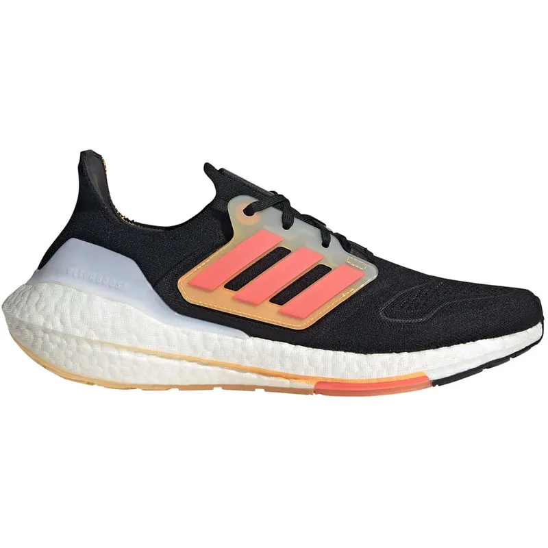 adidas Ultra Boost 22 Black Turbo Flash Orange (GX5464)