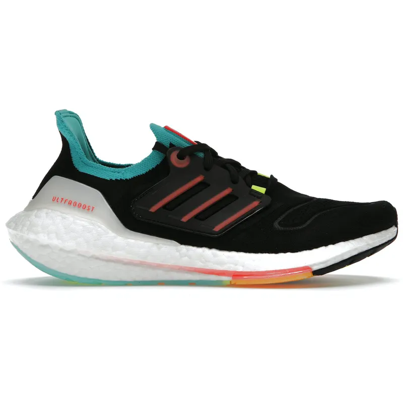 adidas Ultra Boost 22 Black Turbo Mint Rust (GX5497)
