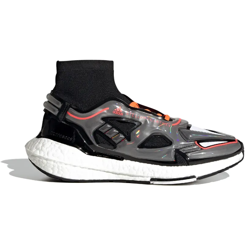adidas Ultra Boost 22 Stella McCartney Core Black Signal Orange (W) (GW0206)
