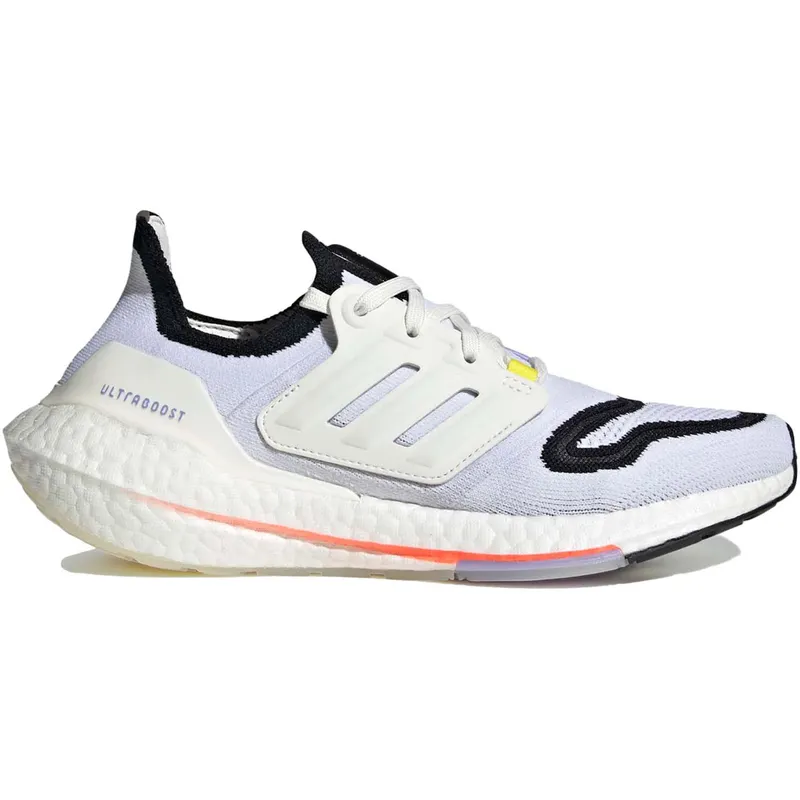 adidas Ultra Boost 22 White Black Solar Red (W) (GX8017)
