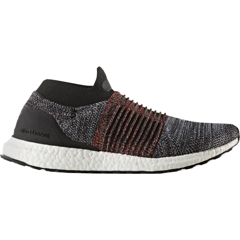 adidas Ultra Boost Laceless Mid Black White Orange (S80769)