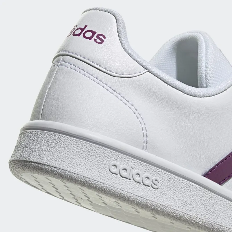 adidas Grand Court Base Cloud White / Cherry Metallic / Dove Grey (FW0810)