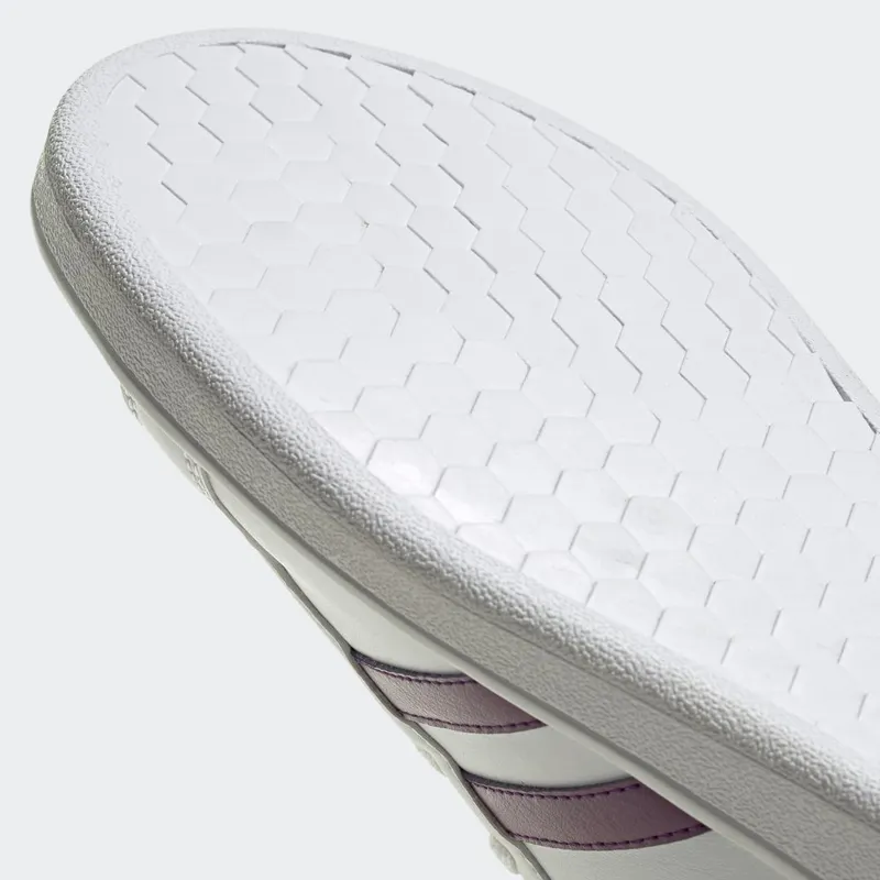 adidas Grand Court Base Cloud White / Cherry Metallic / Dove Grey (FW0810)