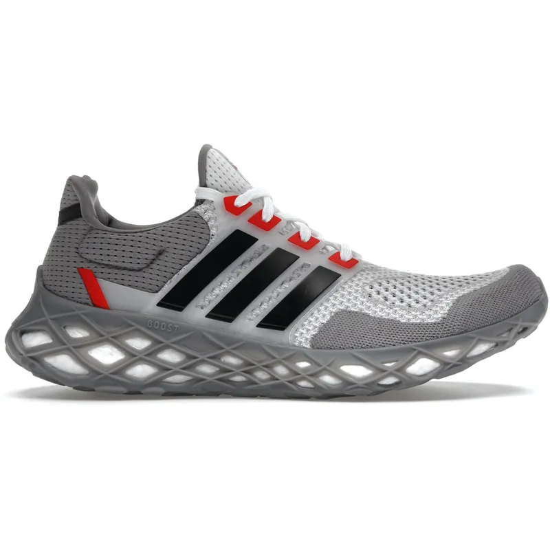 adidas Ultra Boost Web DNA Grey Vivid Red (GZ1592)
