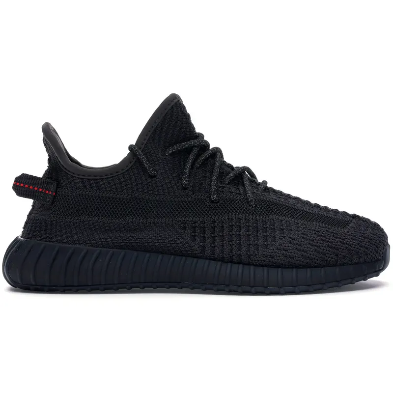 adidas Yeezy Boost 350 V2 Black (Kids) (Non-Reflective) (FU9013)