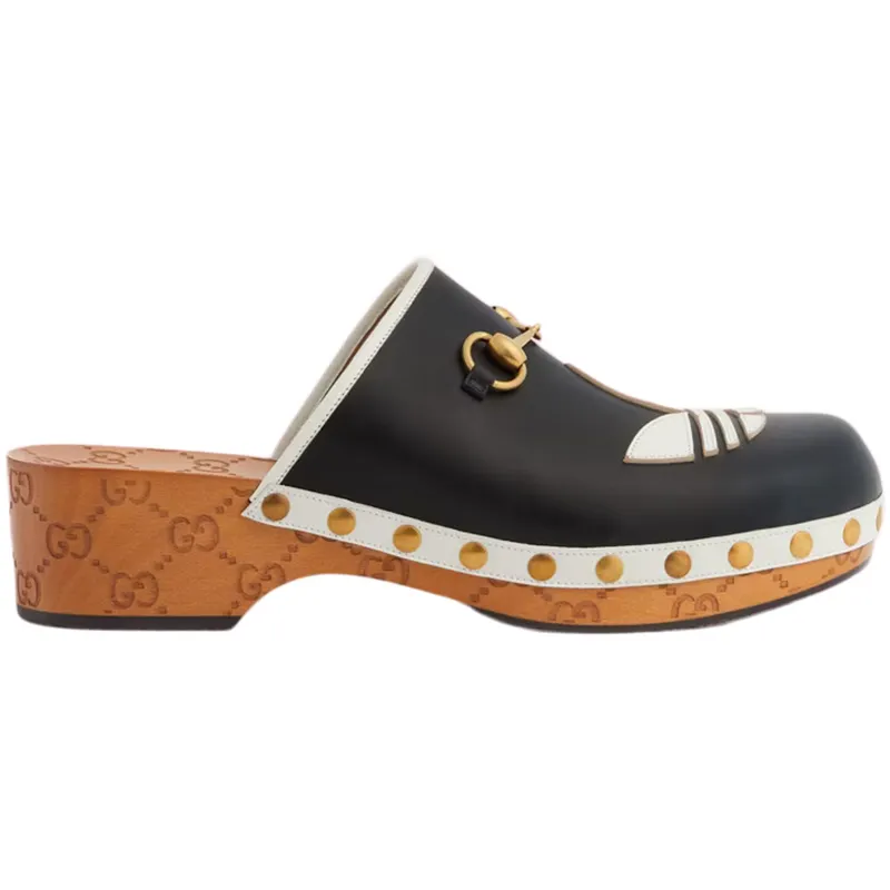 adidas x Gucci Leather Clog (W) (702252DTNP01060)