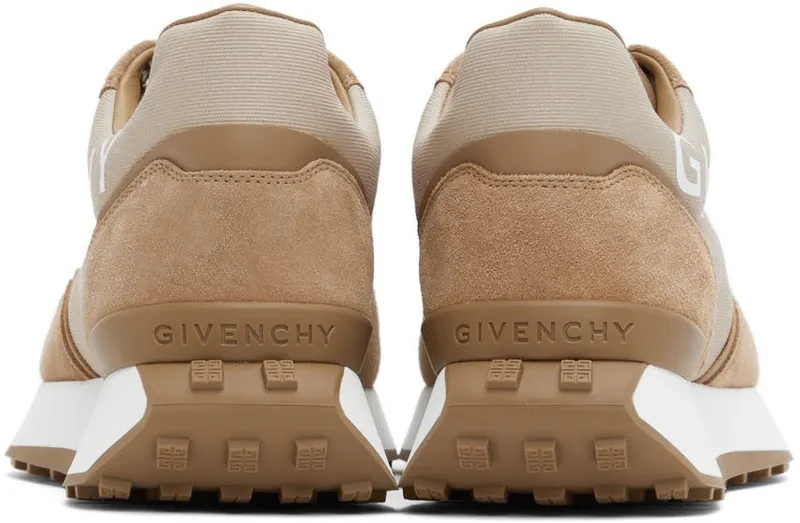 Givenchy Beige GIV Runner Low-Top Sneakers (BH006ZH1AM280)