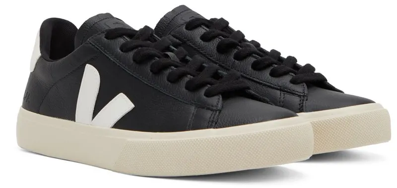 VEJA Black & White Campo Sneakers (CP0501215)