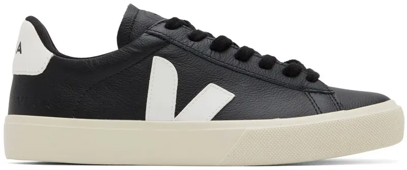 VEJA Black & White Campo Sneakers (CP0501215)
