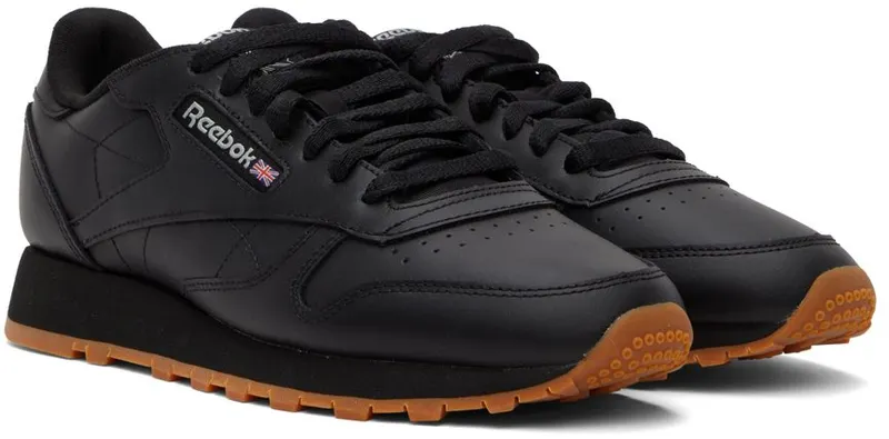 Reebok Classic Leather Schoenen Core Black / Pure Grey 5 / Reebok Rubber Gum-03