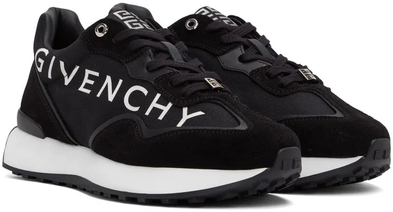 Givenchy Black GIV Runner Low-Top Sneakers (BH006ZH1AL001)
