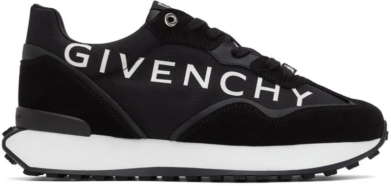 Givenchy Black GIV Runner Low-Top Sneakers (BH006ZH1AL001)